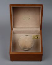 Rapport perpetual cherry wood watch winder in working order