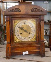 Wooden mantle clock