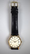 9ct gold cased Omega automatic gents wrist watch
