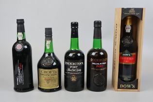 5 bottles of port