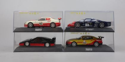 Collection of Scalextric racing cars