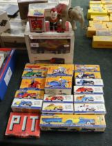 Collection of boxed deluxe plastic cars