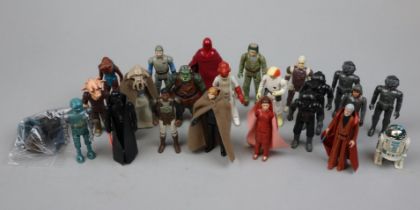 Star Wars - Good collection of original trilogy figures and accessories to include Luke Skywalker,