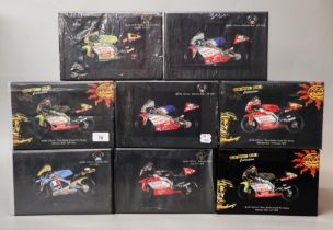 Collection of 8 Minichamps Valentino Rossi motorcycles 1997-1999 scale 1:12