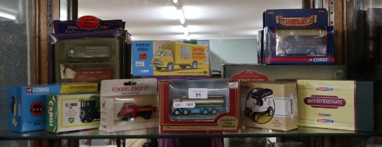Collection of diecast Corgi vehicles in original boxes