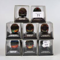 Minichamps Valentino Rossi - 8 helmets 2002 & 2003