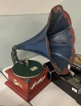 Early 1900's horn gramophone