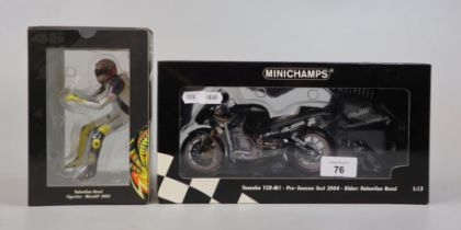 Minichamps Valentino Rossi - Yamaha YZR-M1 preseason test 122043946 together with Valentino Rossi