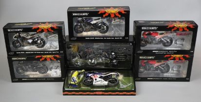 Minichamps Valentino Rossi - Collection of 6 motorcycle models from 2010 & 2011