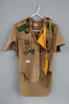 Vintage Boy Scout tunic with badges