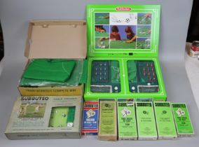 Large collection of Subbuteo to include table cricket display edition