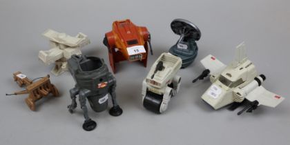 Collection of Star Wars Mini-Rig vehicles