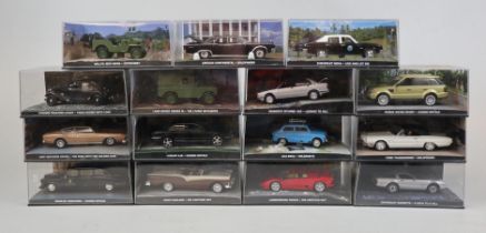 Collection of diecast James Bond cars in original boxes