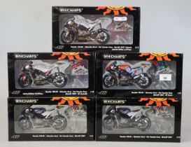 Minichamps Valentino Rossi - Collection of 5 model motorcycles from 2007