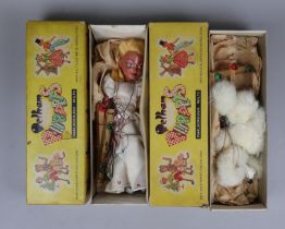 2 Pelham puppets in original boxes