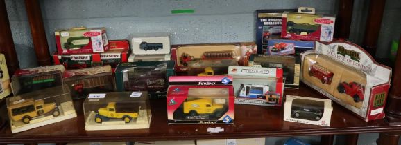 Collection of diecast commercial vehicles to include Solido Matchbox and Lledo