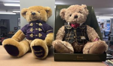 2 Harrods annual Teddy Bears to include boxed example