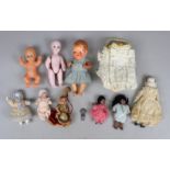 Miniature antique dolls