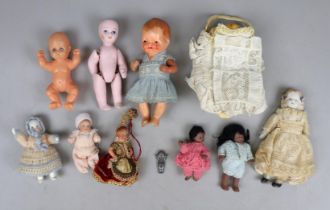 Miniature antique dolls