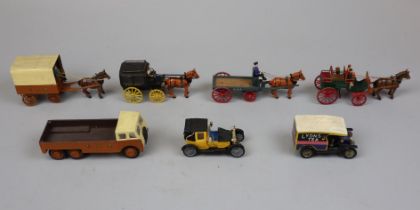 Collection of vintage GWR road vehicles