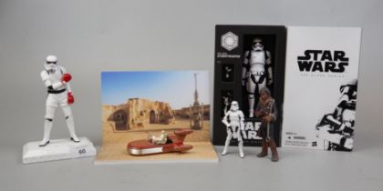 Collection of Star Wars collectables