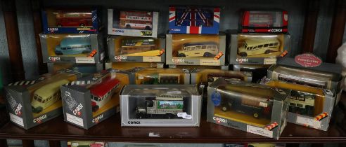Good collection of Corgi Classics buses in original boxes