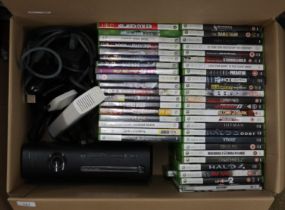 Xbox 360 together with appox 83 games & accessories