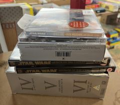 Star Wars DVDs and soundtrack CDs