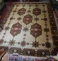 Large vintage Kandahar rug by Louis De Poortere Belgium - Approx size: 382cm x 273cm