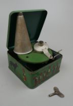 Rare Bing pigmy phone miniature childs gramophone