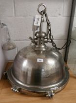 Large porthole pendant light - As new