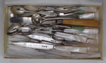 Collection of silver flatware