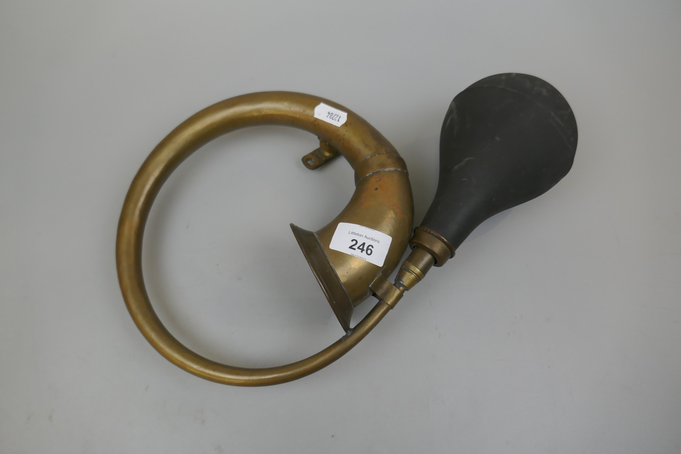 Brass car horn