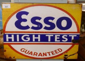 Reproduction metal sign - Esso