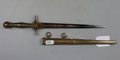 Ceremonial dagger in sheath