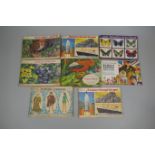 Eight albums of Brooke Bond cards