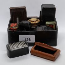 Collection of snuff boxes