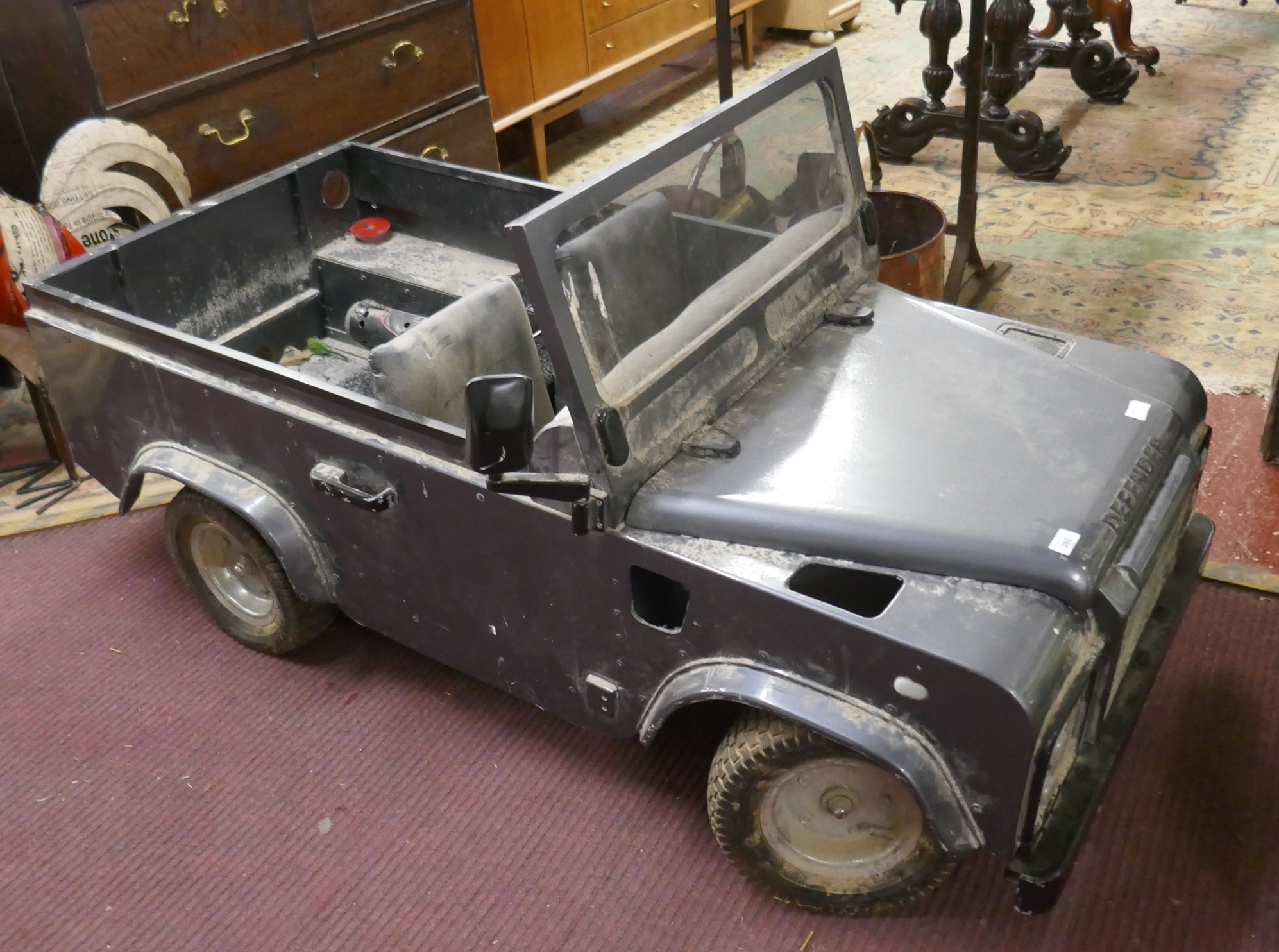 Very large R/C Land Rover Defender - Believed to be used at Twickenham to bring the ball on to the