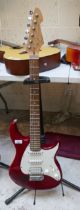 Electric guitar by Peavey raptor plus