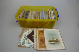 Collection of antique postcards