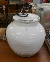 Large ceramic vase style lamp base