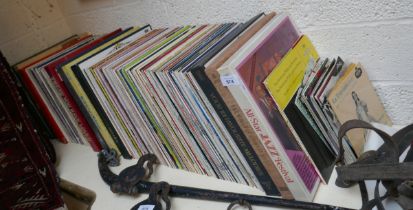 Large collection of vinyl LPs