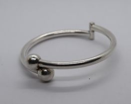 Silver bangle