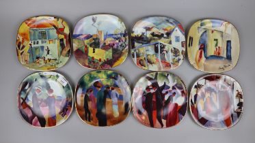 2 sets of Augustus Macke collectors plates