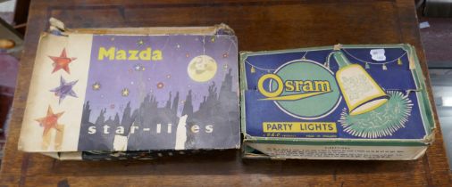 2 sets of vintage Christmas lights