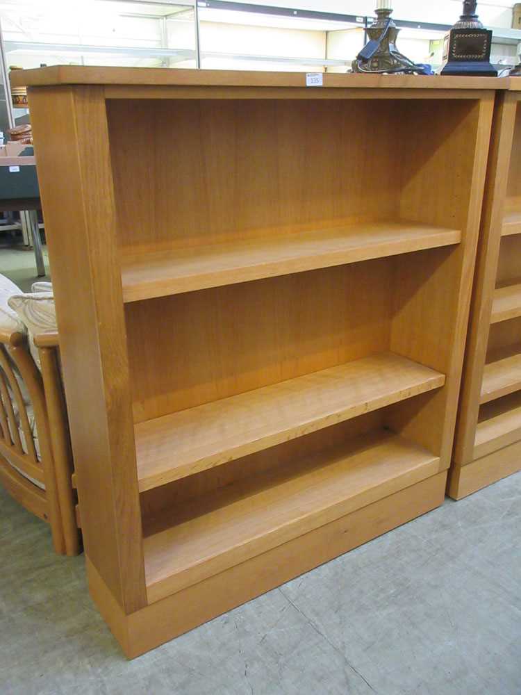 A modern oak bookcase