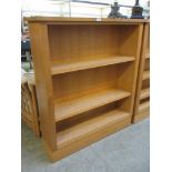 A modern oak bookcase