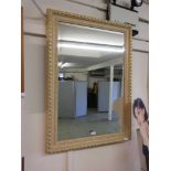 A gilt framed bevel glass mirror