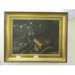 A framed oil on canvas of still life signed Appleby