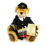 Hermann, German Teddy bear limited edition no. 479 of 500 Captain Smith from the titanic with